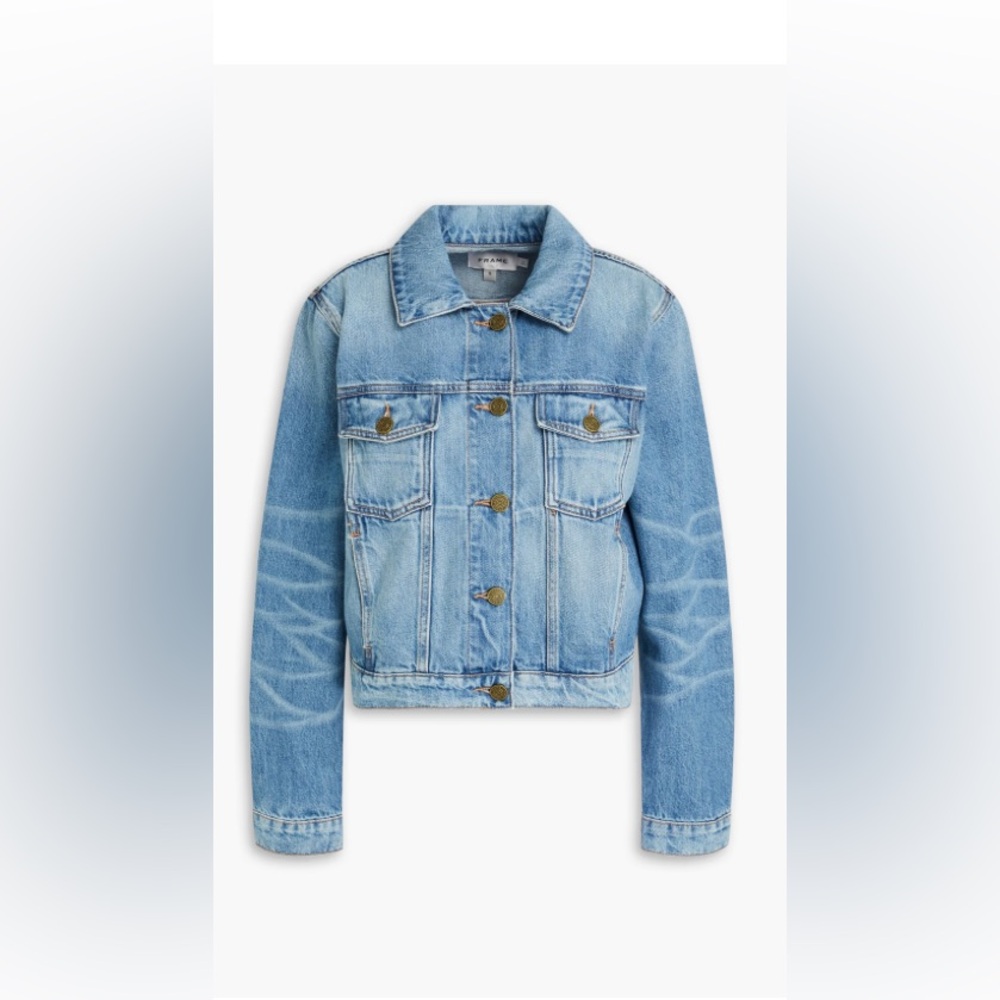 Frame Denim Light Blue Jean Jacket